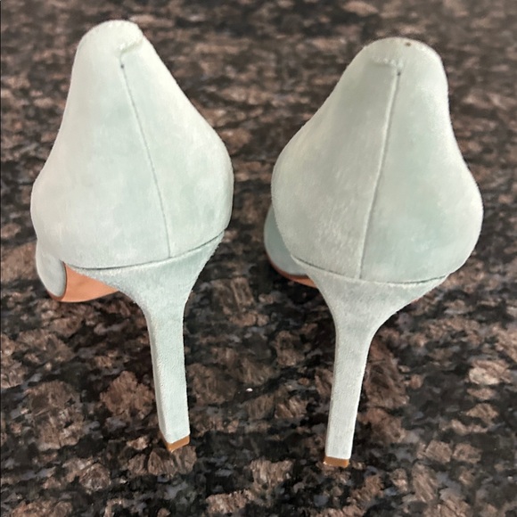 IVANKA TUMP SUDE LEATHER HEEKS SIZE 8.5 - Picture 5 of 7